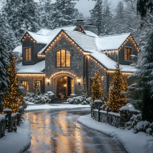 Charming Stone Cottage in Winter Bliss