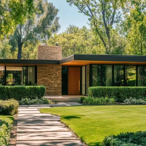 Retro Chic Oasis in the Emerald Haven