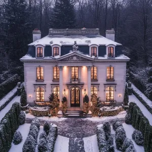 Winter Elegance in Majestic Stone