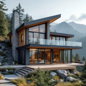 Glassy Mountain Mirage