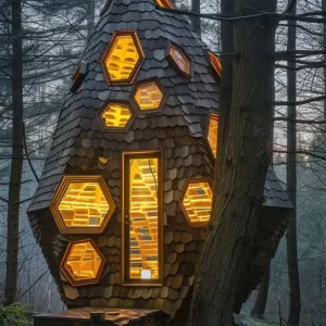 Hexagonal Honeycomb Cabin