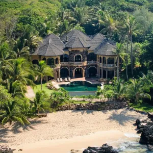 Tropical Island Mansion With Private Beaches