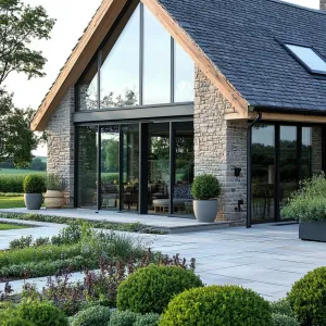 Stone Barn Splendor: Modern Magic in the Meadow