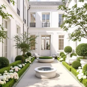 Serene Square of Sunshine and Simplicity