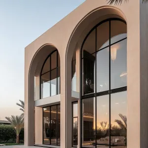 Arched Grandeur by the Oasis