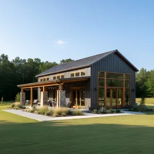 Stunning Barn Retreat: Where Modern Style Gallops