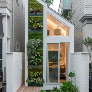 Charming Vertical Garden Tiny House