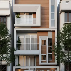 Vertical Bliss: Striking a Balance in Style