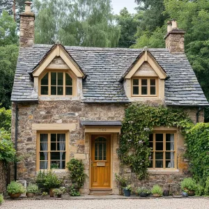 Charming Stone Nest Among Trees