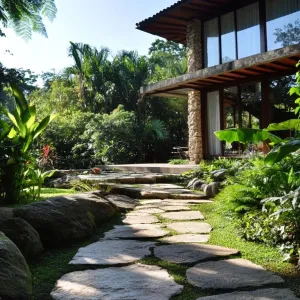 Pathway to Paradise: A Stone and Leaf Affair