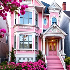 Victorian Beauty with a Pink Twist