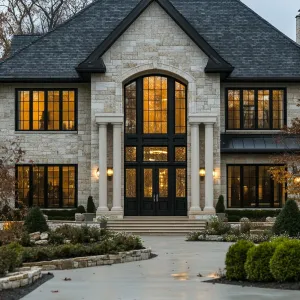 Grand Stone Archway Abode