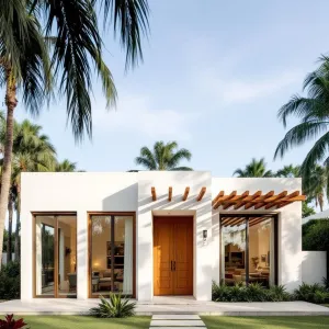 White Walls and Wooden Wonders