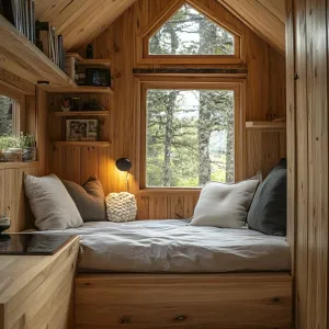 Wood Panel Wonders: A Cozy Nest