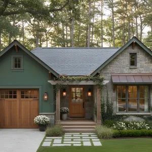 Stone-Vined Pinecrest Cottage