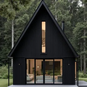 Midnight Minimalism in the Woods