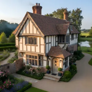 Quaint Eaves and Diamond-Paned Delight