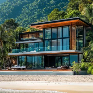 Architectural Waves: A Modern Coastal Rendezvous