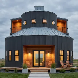 Ringlight Timber Silo Lounge