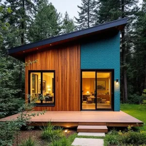 Woodsy Wonder with a Touch of Teal