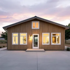Compact Cottage with a Modern Twist
