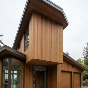Sharp Eave Vertical Cedar Hideaway