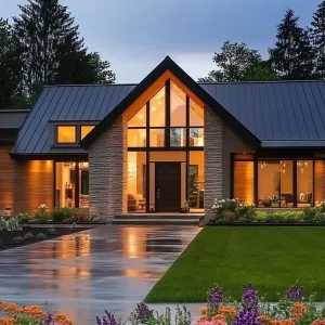 Modern Elegance at Dusk