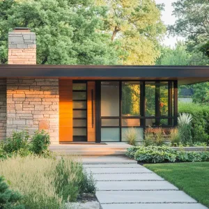 Minimalist Marvel Amidst the Greenery