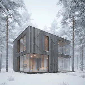 Frostline Hearth Timber Cube