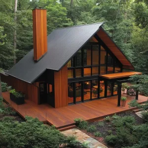 A Cozy Cabin in the Woods