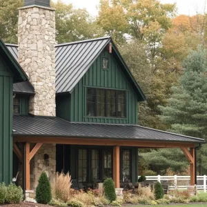 A Green Gable and the Chimney That Could