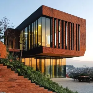 Brick Masterpiece with a Panoramic Glimpse