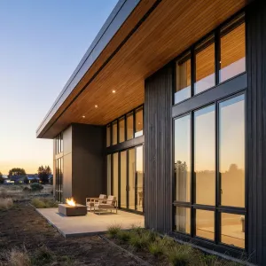 Sunset Terrace Modern Window Row House