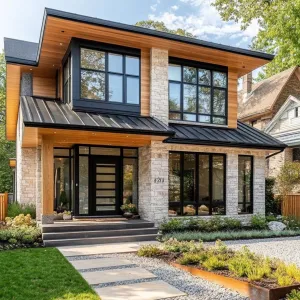 Modern Marvel: A Contemporary House Exterior
