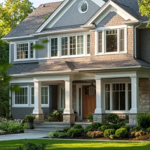Charming Suburban Abode With Manicured Lawn