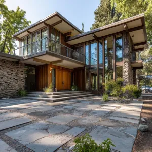 Mid Century Charmer With Leafy Embrace