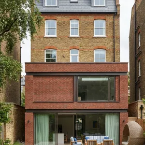 Garden View Modern Brick Townhouse Extension
