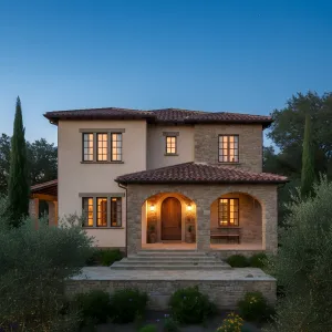 Terracotta Haven Amidst Olive Hues