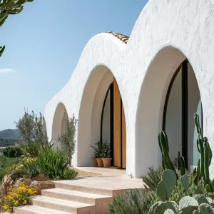 Mediterranean Mansion With Arched Exterior