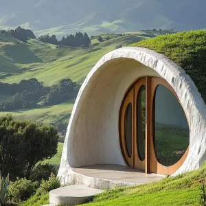 Hobbit-style Round Doors and Windows