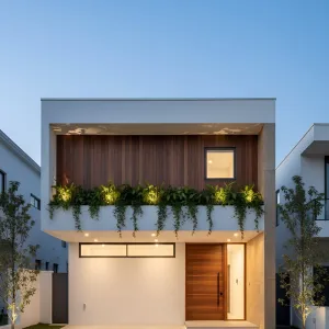 Verdant Eaves Portico House