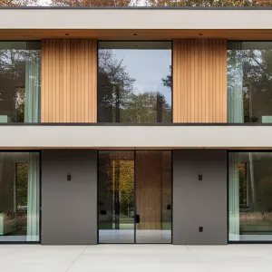 Harmony of Timber and Concrete
