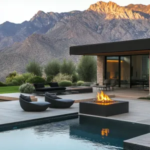 Fire Pit Seating Area