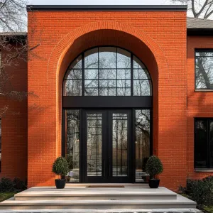 Preview of Eye-Catching Vermilion Entrance with Grand Arch