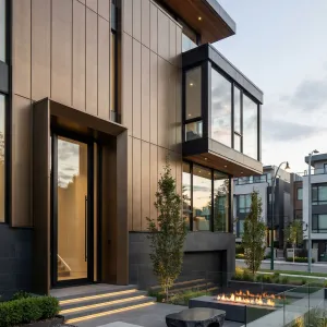 Bronze Clad Courtyard Townhouse Escape