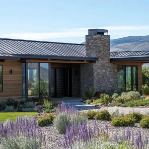 Breezy Rancher with Stone Chimney Charm