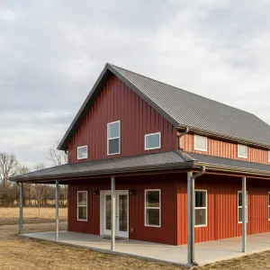Prairie-Eave Scarlet Barnhouse