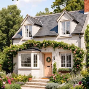 Cottage Bliss with a Rosy Welcome