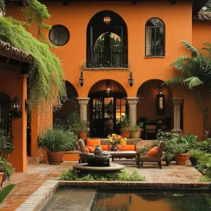 Sunset Courtyard Serenade