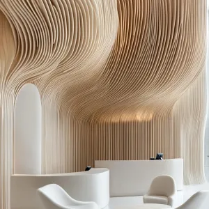 Curvaceous Clouds in a Lounge Symphony